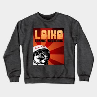 Laika- Cosmic Spacedog Crewneck Sweatshirt